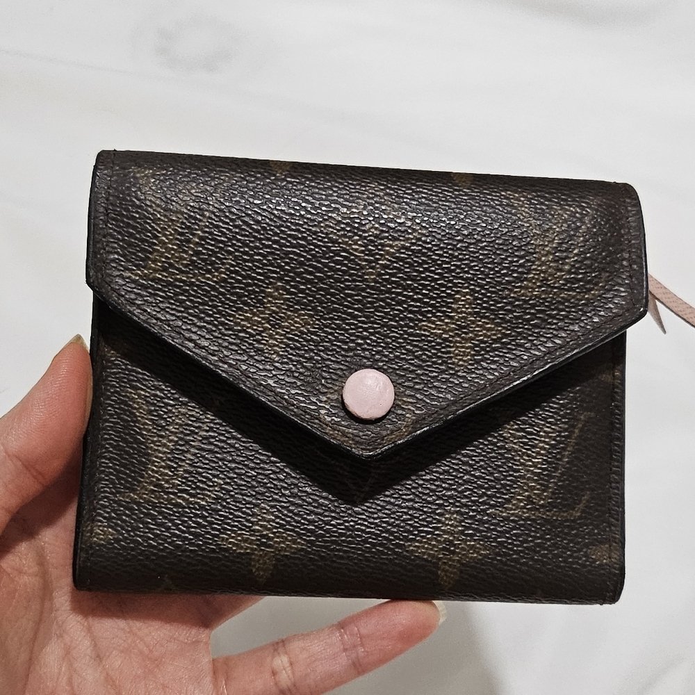 Louis Vuitton Black and Brown Monogram Wallet